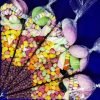 Axolotl Themed Sweet Cones