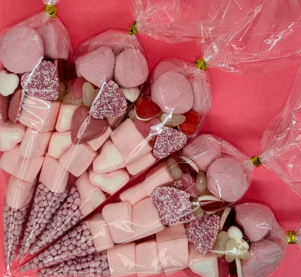 Pamper Party Themed Sweet Cones