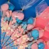 Gender Reveal Themed Sweet Cones