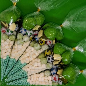 Football Themed Sweet Cones