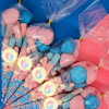 Gender Reveal Themed Sweet Cones