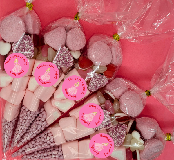 Princess Party Themed Sweet Cones