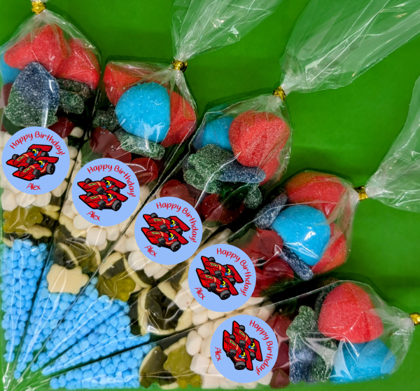 Karting Go Kart Themed Sweet Cones