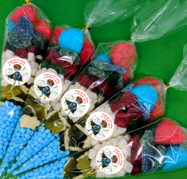 Superhero Theme Sweet Cones