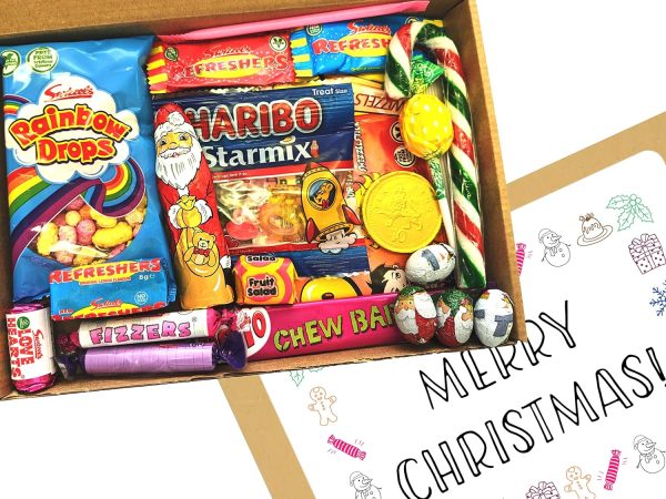 Christmas Retro Sweet Box Customisable