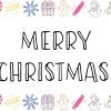 Christmas Retro Sweet Box Customisable