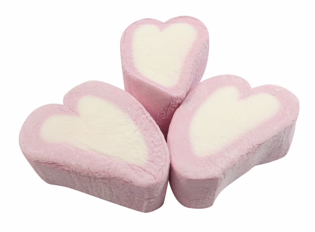 Heart marshmallows
